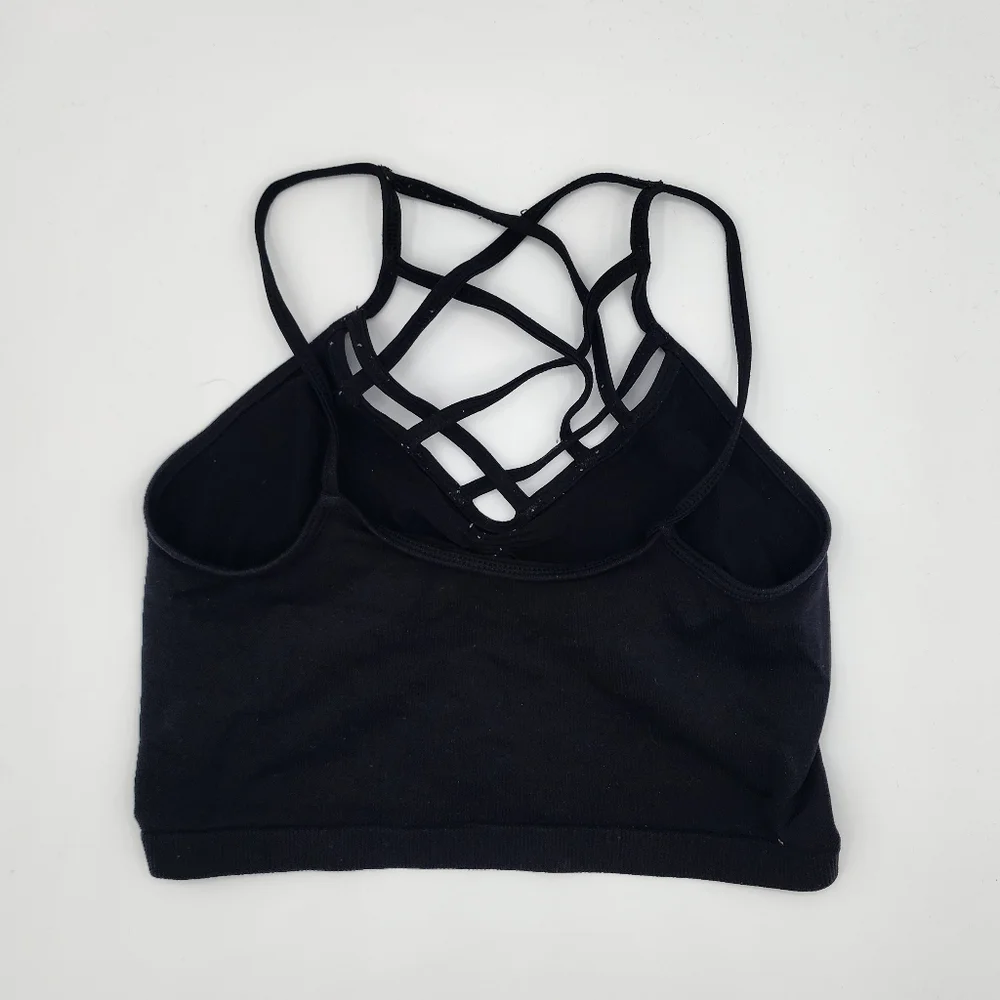 Buckle Suzette Caged Bralette Black
